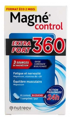 Nutreov Magné Control Extra Fort 360 60 Jours 60 Comprimés
