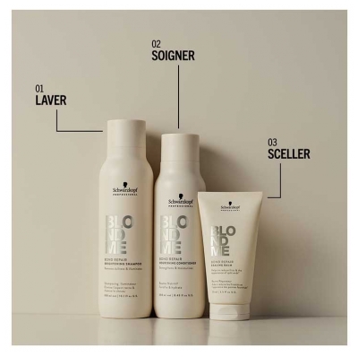 BlondMe Schwarzkopf Professional Bond Repair Shampoing Illuminateur 300 ml
