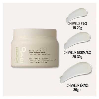 BlondMe Schwarzkopf Professional Bondfinity Masque Réparateur Intense 200 ml