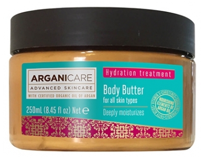 Arganicare Beurre Corporel Hydratant Tous Types de Peau 250 ml