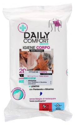 Biogenya Lingettes Hygiène Corporelle Senior 24Pcs