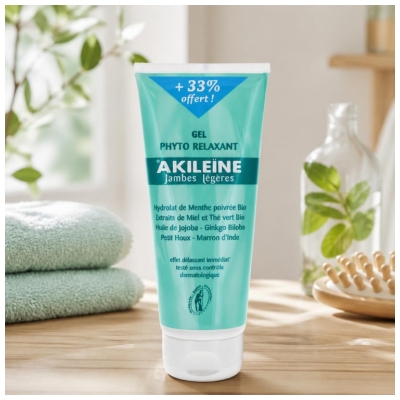 Akileïne Gel Phyto-Relaxant Format Promo 200 ml