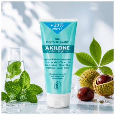 Akileïne Gel Phyto-Relaxant Format Promo 200 ml