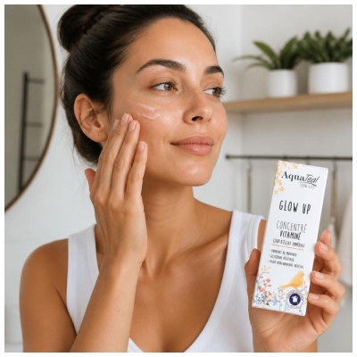 AquaTéal Glow Up Concentré Vitaminé Coup d'Éclat Immédiat 30 ml 
