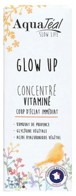 AquaTéal Glow Up Concentré Vitaminé Coup d'Éclat Immédiat 30 ml 