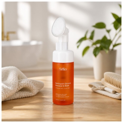 Séfia Nettoyant Brosse Douceur et Éclat Toutes Peaux 120 ml