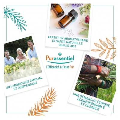 Puressentiel Spray Vêtements & Tissus Anti-Pique Pompe 360 - 150 ml