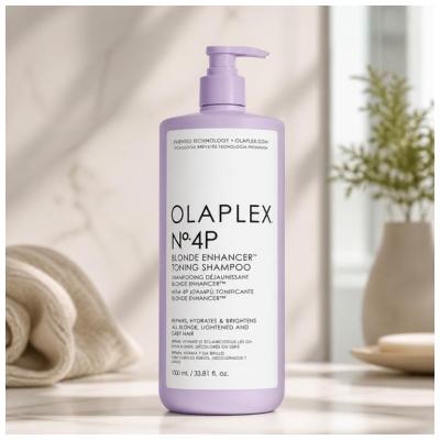 Olaplex N°4P Blonde Enhancer Shampoing Déjaunissant 1 Litre