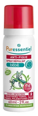 Puressentiel Spray Répulsif Bébé Anti-Pique - 60 ml