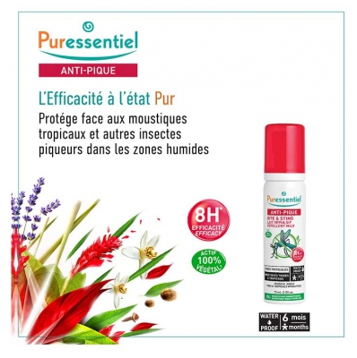 Puressentiel Lait Répulsif Zones Tropicales Waterproof - 75 ml