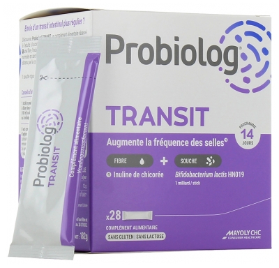 Mayoly Spindler Probiolog Transit - Bte de 28 Sticks de Poudre Orale