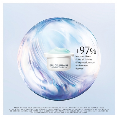 Institut Esthederm Eau Cellulaire Gel Hydra-Repulpant Visage et Cou Recharge 50 ml