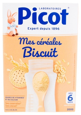Blédina Mes Céréales Biscuit Vanille Dès 6 Mois 200 g (à consommer de préférence avant le 13/09/2026)