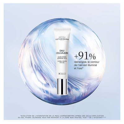 Institut Esthederm Eau Cellulaire Gelée Hydra Jeunesse Contour des Yeux 15 ml