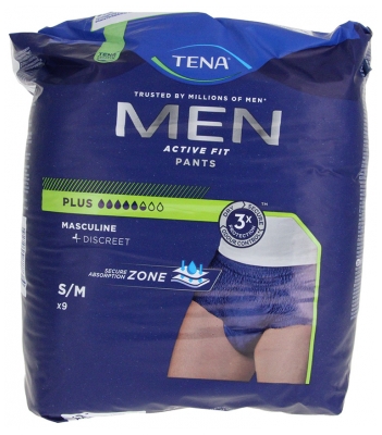 Tena Men Active Fit Plus - Taille S/m Sous-Vêtements Absorbants