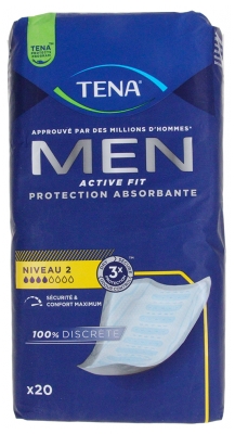 Tena Men Active Fit Protection Absorbante Niveau 2 20 Unités
