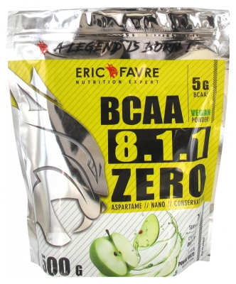 Eric Favre Bcaa 8.1.1 Zéro Vegan Blue Raspberry - Goût : Pomme Verte