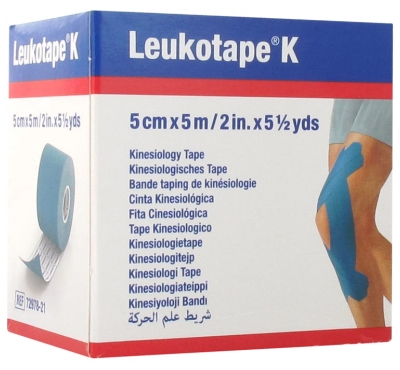 Essity Leukotape K 5 m X 5 cm - Couleur : Bleu 1