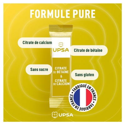 Upsa Citrate de Betaine & Citrate de Calcium Sachets-Doses
