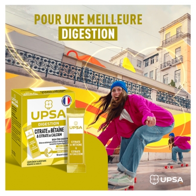 Upsa Citrate de Betaine & Citrate de Calcium Sachets-Doses