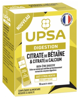 Upsa Citrate de Betaine & Citrate de Calcium Sachets-Doses