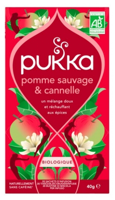 Pukka Infusion Pomme Sauvage et Cannelle Bio 20 Sachets