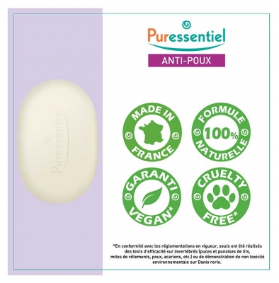 Puressentiel Pouxdoux Shampoing Solide Bio 60 g
