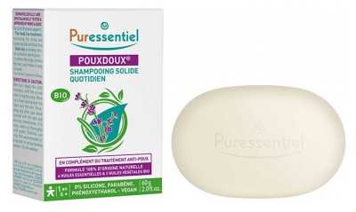 Puressentiel Pouxdoux Shampoing Solide Bio 60 g