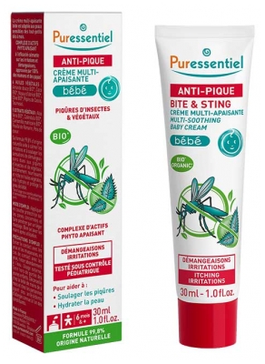 Puressentiel Crème Multi-Apaisante Bébé Anti-Pique Aux Hv Bio - 30 ml