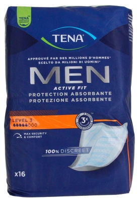 Tena Men Active Fit Protection Absorbante Niveau 3 16 Unités