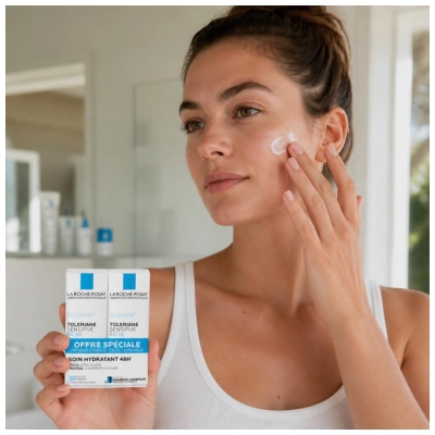La Roche-Posay Tolériane Sensitive Crème Riche Peaux Sensibles Lot de 2 x 40 ml