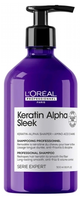 Keratin Alpha Sleek L'Oréal Professionnel Shampoing 500 ml