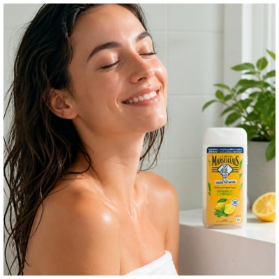 Le Petit Marseillais Gel Douche Extra Doux Verveine Bio & Citron 300 ml
