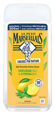 Le Petit Marseillais Gel Douche Extra Doux Verveine Bio & Citron 300 ml