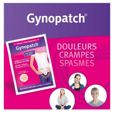 Laboratoire X.O Gynopatch Patch à Diffusion de Chaleur Règles Douloureuses 1 Unité