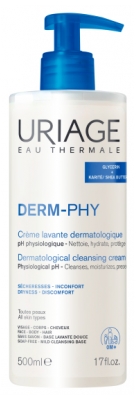 Uriage Derm-Phy Crème Lavante Dermatologique Visage Corps et Cheveux 500 ml