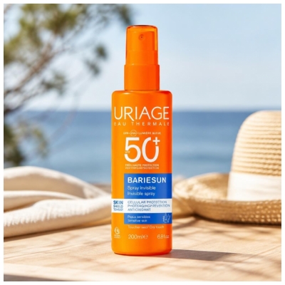 Uriage Bariésun Spray Invisible Très Haute Protection SPF50+ Non Parfumé 200 ml