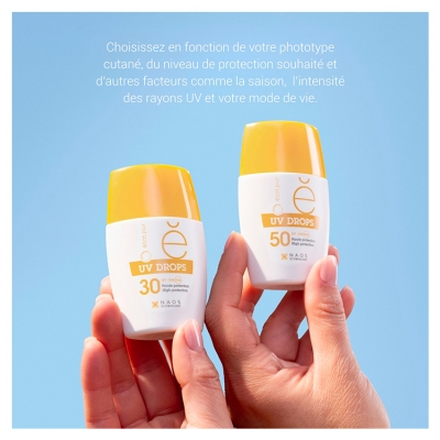 Etat Pur UV Drops Fluide Minéral Visage Haute Protection SPF50 30 g
