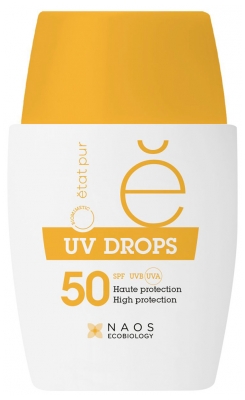 Etat Pur UV Drops Fluide Minéral Visage Haute Protection SPF50 30 g