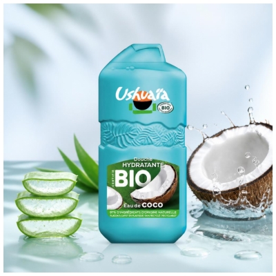 Ushuaïa Douche Hydratante à l'Eau de Coco Bio 280 ml