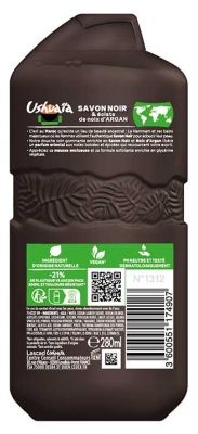 Ushuaïa Ouche Gommante Hammam au Savon Noir et Éclats de Noix d'Argan 280 ml