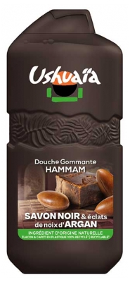 Ushuaïa Ouche Gommante Hammam au Savon Noir et Éclats de Noix d'Argan 280 ml