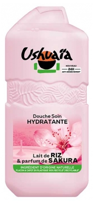 Ushuaïa Douche Soin Hydratante au Lait de Riz et Parfum de Sakura 280 ml