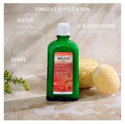 Weleda Bain Récupération Sportive à l'Arnica - 200 ml