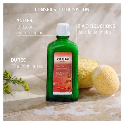 Weleda Bain Récupération Sportive à l'Arnica - 200 ml
