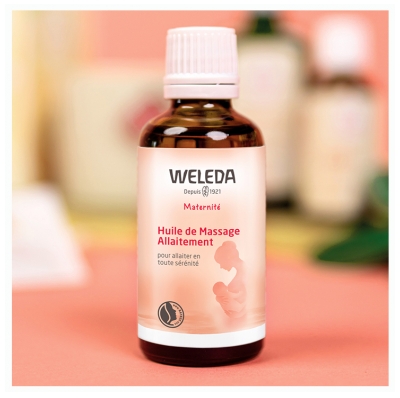 Weleda Huile de Massage Allaitement - 50 ml