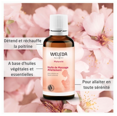 Weleda Huile de Massage Allaitement - 50 ml