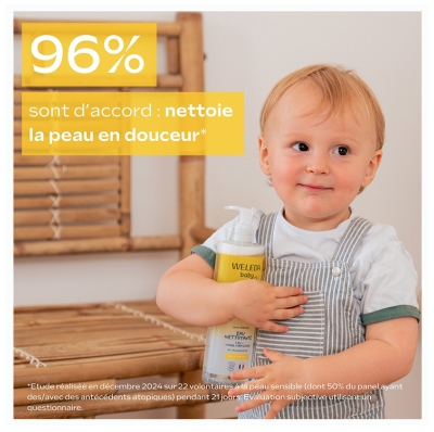 Weleda Baby Eau Nettoyante au Calendula Visage Corps et Siège Sans Parfum 400 ml