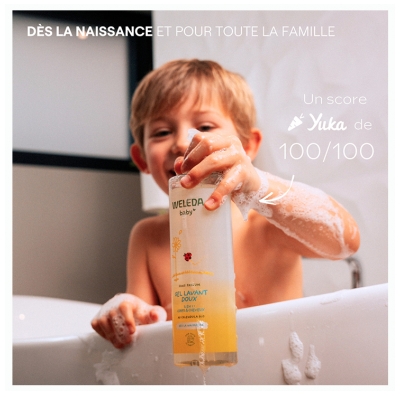 Weleda Baby Gel Lavant Doux au Calendula Corps et Cheveux Sans Parfum 750 ml