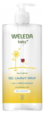 Weleda Baby Gel Lavant Doux au Calendula Corps et Cheveux Sans Parfum 750 ml